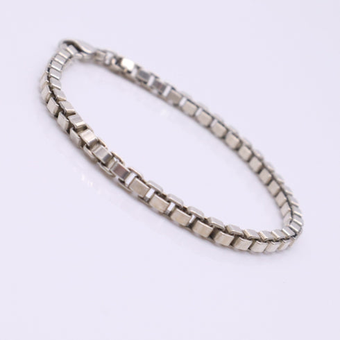 Venetian Link Bracelet Sterling Silver