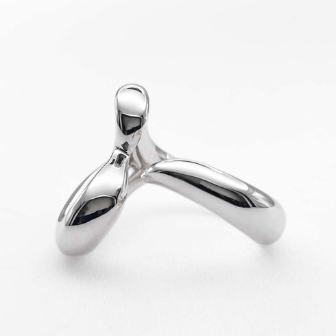 Open Heart Ring Sterling Silver