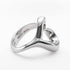 Open Heart Ring Sterling Silver
