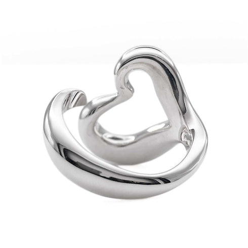 Open Heart Ring Sterling Silver