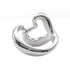 Open Heart Ring Sterling Silver