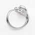 Open Heart Ring Sterling Silver