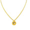 CD Pendant Necklace Gold