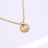 CD Pendant Necklace Gold