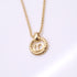 CD Pendant Necklace Gold