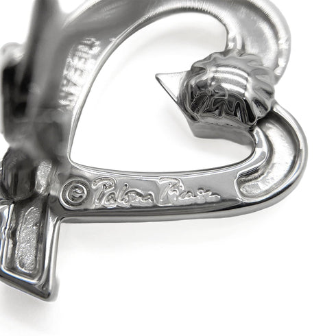 Loving Heart Graffiti Watch Sterling Silver 21