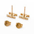 Earrings Gold-Tone Metal