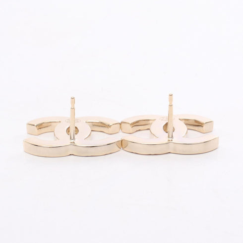 CC Logo Earrings Gold-Tone Metal Gold-Tone Metal