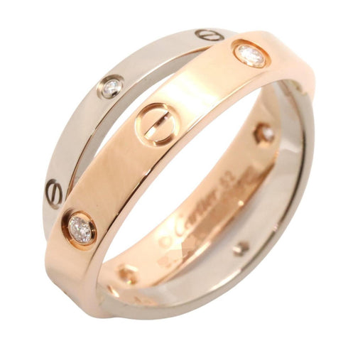 B-Love 4PD Ring 18K Rose Gold and 18K White Gold