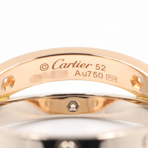 B-Love 4PD Ring 18K Rose Gold and 18K White Gold