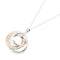 1837 Interlocking Circle Pendant Necklace Metal and Sterling Silver