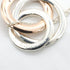 1837 Interlocking Circle Pendant Necklace Metal and Sterling Silver