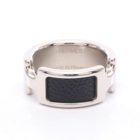 Olympe Ring Leather and Metal Mini