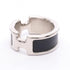 Olympe Ring Leather and Metal Mini