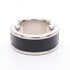 Olympe Ring Leather and Metal Mini