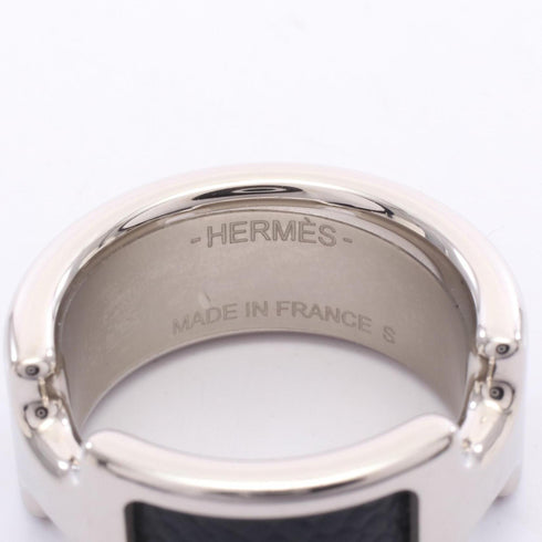 Olympe Ring Leather and Metal Mini