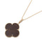 Alhambra Pendant Necklace 18K Rose Gold
