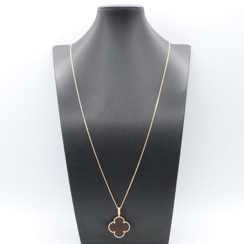 Alhambra Pendant Necklace 18K Rose Gold