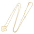 Vintage Alhambra Pendant Necklace 18K Yellow Gold and Mother of Pearl