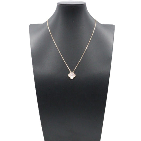 Vintage Alhambra Pendant Necklace 18K Rose Gold