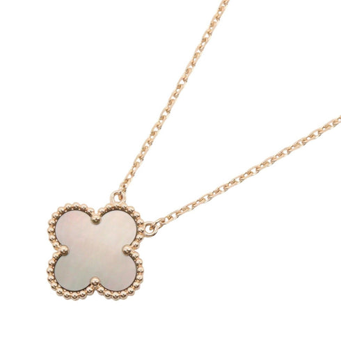 Vintage Alhambra Pendant Necklace 18K Rose Gold