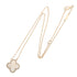 Vintage Alhambra Pendant Necklace 18K Rose Gold