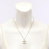 CC Logo Pendant Necklace Silver-Tone Metal