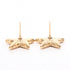 CC Logo Star Earrings Gold-Tone Metal Gold-Tone Metal