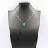 Vintage Alhambra Pendant Necklace 18K Yellow Gold and Malachite