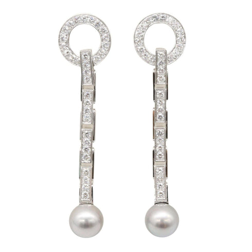 Earrings Pearl 18K White Gold