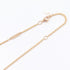 Pendant Necklace 18K Rose Gold with Chalcedony and Diamond