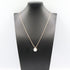 Pendant Necklace 18K Rose Gold with Chalcedony and Diamond