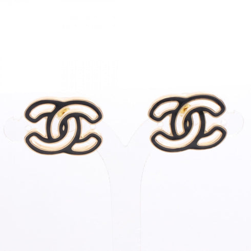 CC Logo Earrings Gold-Tone Metal Gold-Tone Metal