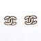 CC Logo Earrings Gold-Tone Metal Gold-Tone Metal