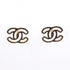 CC Logo Earrings Gold-Tone Metal Gold-Tone Metal