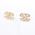 CC Logo Earrings Gold-Tone Metal Gold-Tone Metal