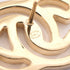 CC Logo Earrings Gold-Tone Metal Gold-Tone Metal