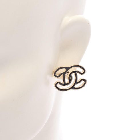 CC Logo Earrings Gold-Tone Metal Gold-Tone Metal