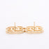 CC Logo Earrings Gold-Tone Metal Gold-Tone Metal