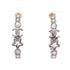 CC Logo Hoop Star Earrings Silver-Tone Metal Silver-Tone Metal