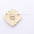 CC Logo Brooch Gold-Tone Metal