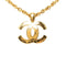 CC Logo Pendant Necklace Metal