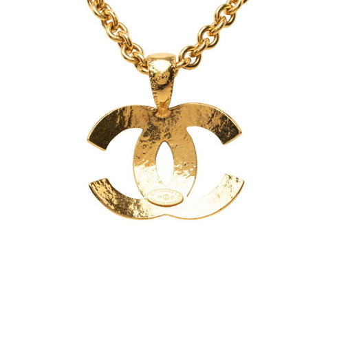 CC Logo Pendant Necklace Metal
