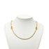 CD Long Pendant Necklace Gold Plated