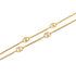 CD Long Pendant Necklace Gold Plated