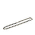 Monogram Collier Pendant Necklace Silver Metal
