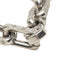 Monogram Collier Pendant Necklace Silver Metal