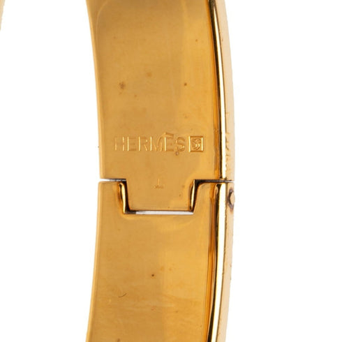 Click H PM Bracelet Enamel Gold and Red