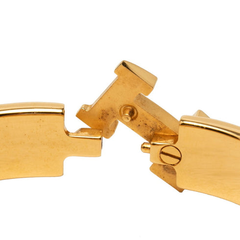 Click H PM Bracelet Enamel Gold and Red
