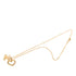 CC Logo Chain Heart Pendant Necklace Metal